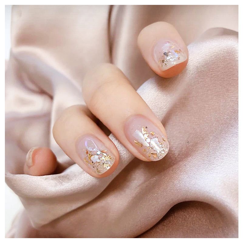 Faux Mother of Pearl Iridescent Nail Accessories in Multiple Colors