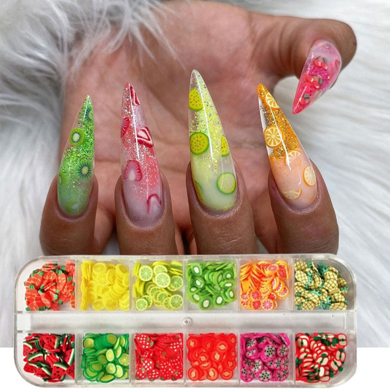 Women's Ornamental Manicure Stickers in Vibrant Neon