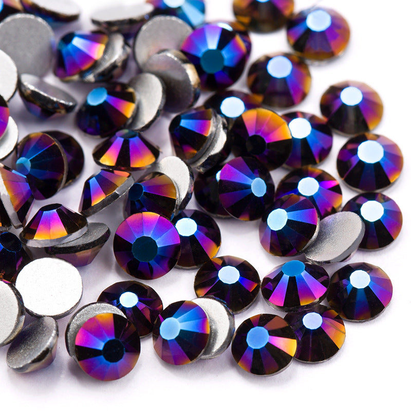 Colorful Rhinestone Jewel Nail Adornment in Multiple Colors