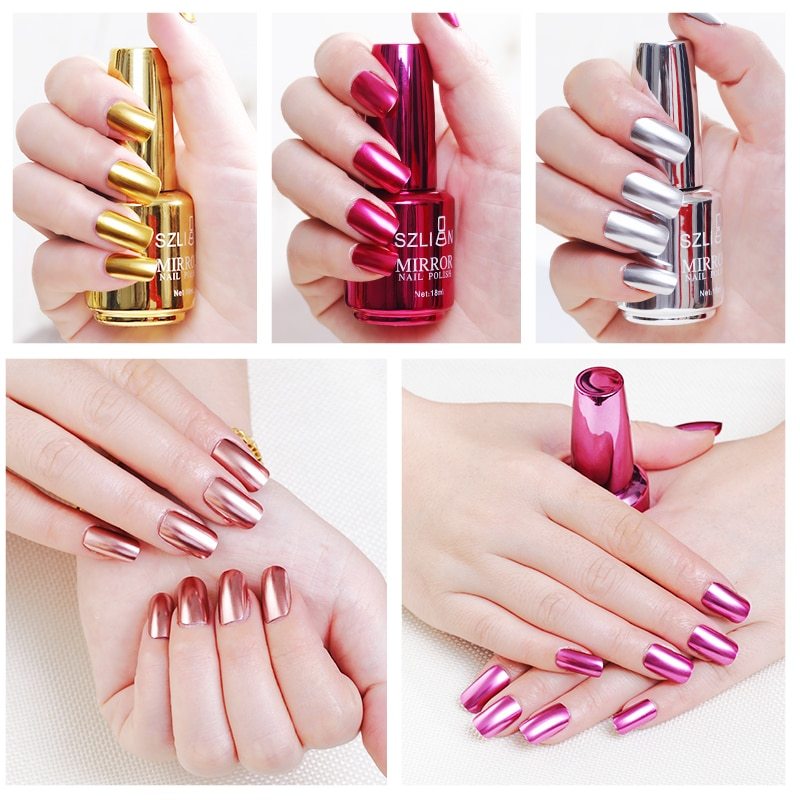 High Quality Metallic Nail Polish in Vibrant Hues