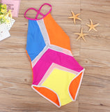 Women's One Piece Maternity Swimsuit with Floral Print