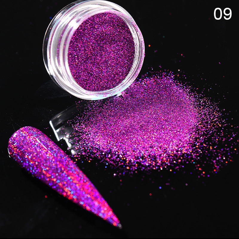 Glittery and Glitzy Nail Powder in Multiple Color Options