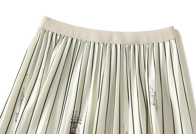 Old Town Vintage Print Skirt