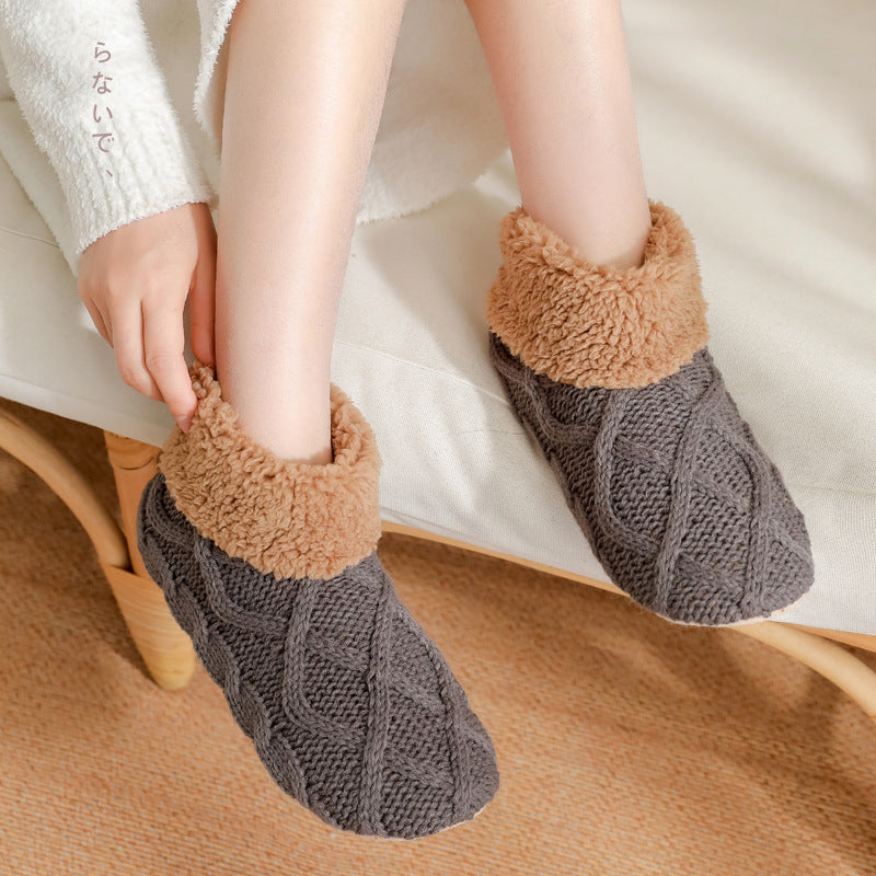 Super Soft Knit Style Slip On House Slippers in Various Colors