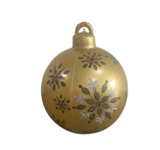 60 Centimeter Hanging Oversized PVC Christmas Ornaments for Exterior Decor