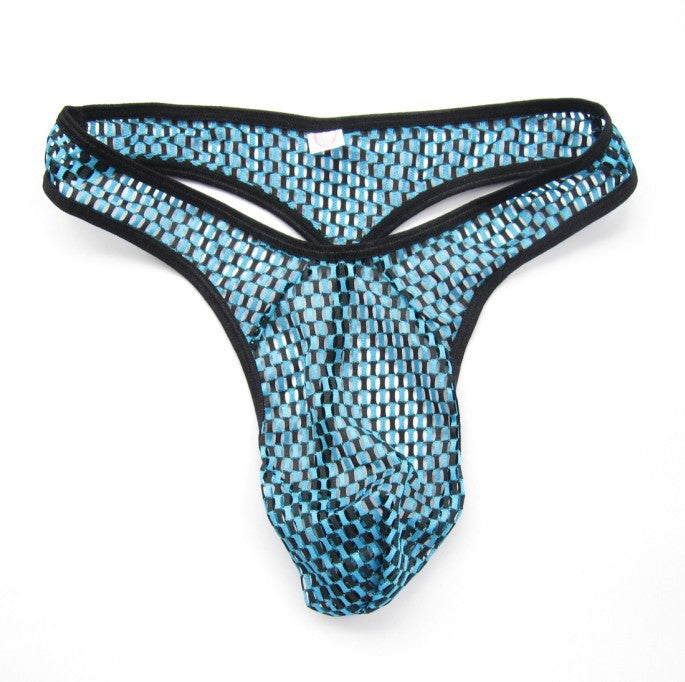 Scaly Geo Print Thong for Men