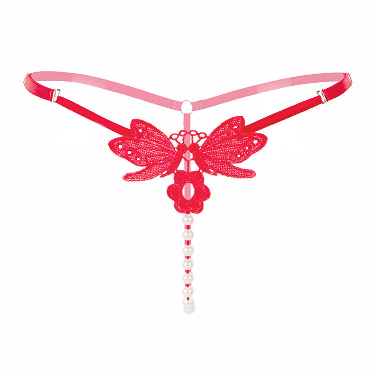 Rose Bud Pearl Tasche G-String