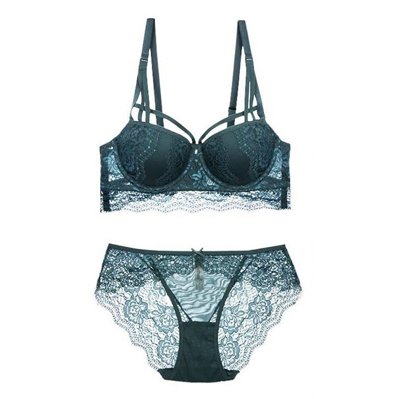 Lace Balconette Bra and Panty Set