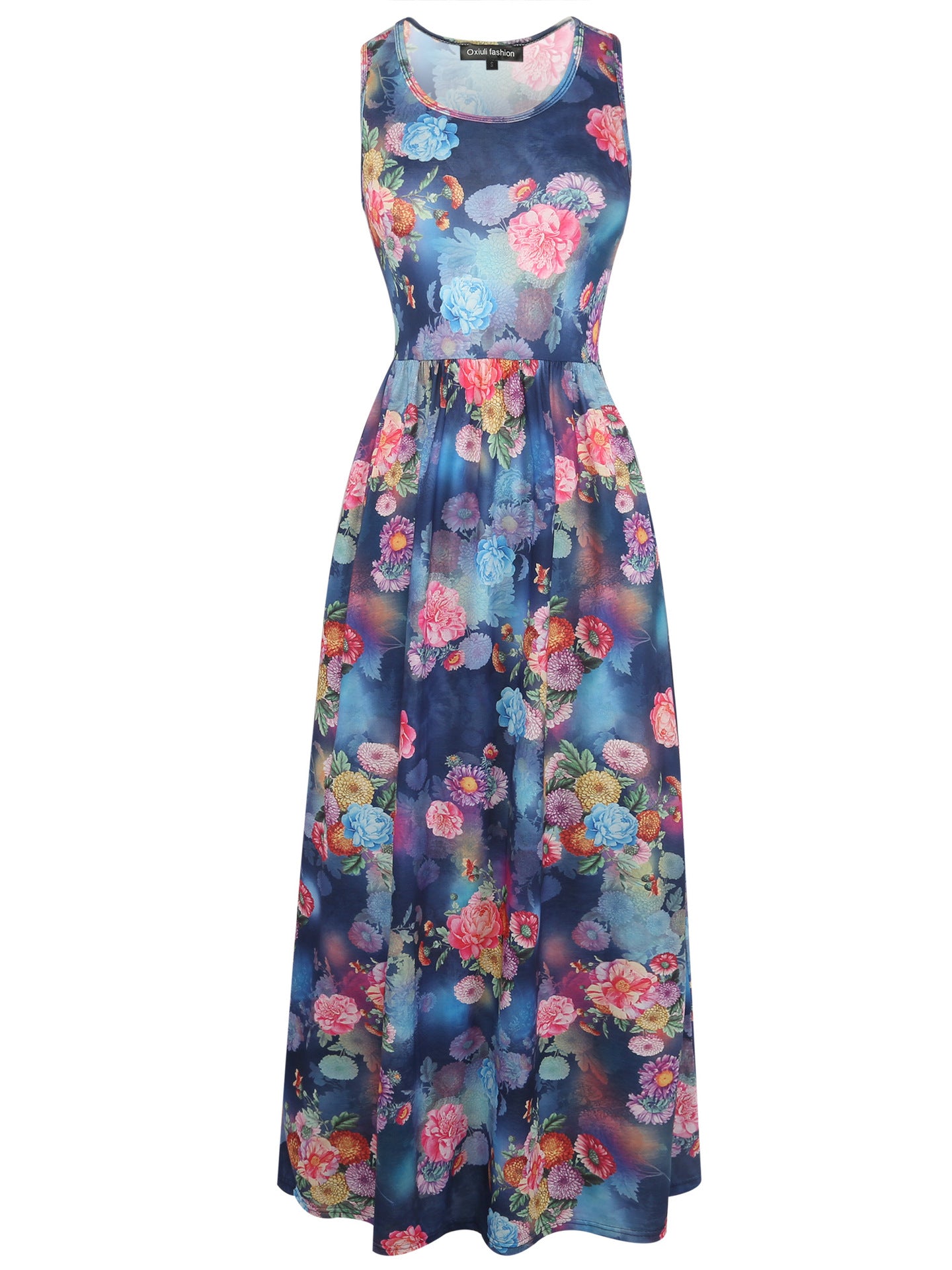 Bloemschep tank Maxi -jurk