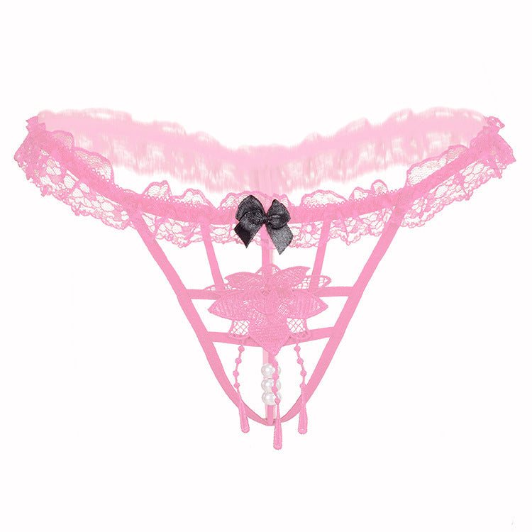 Strand Floral Aplique G String