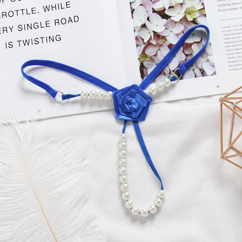 Flower Bud Pearl Strand G String