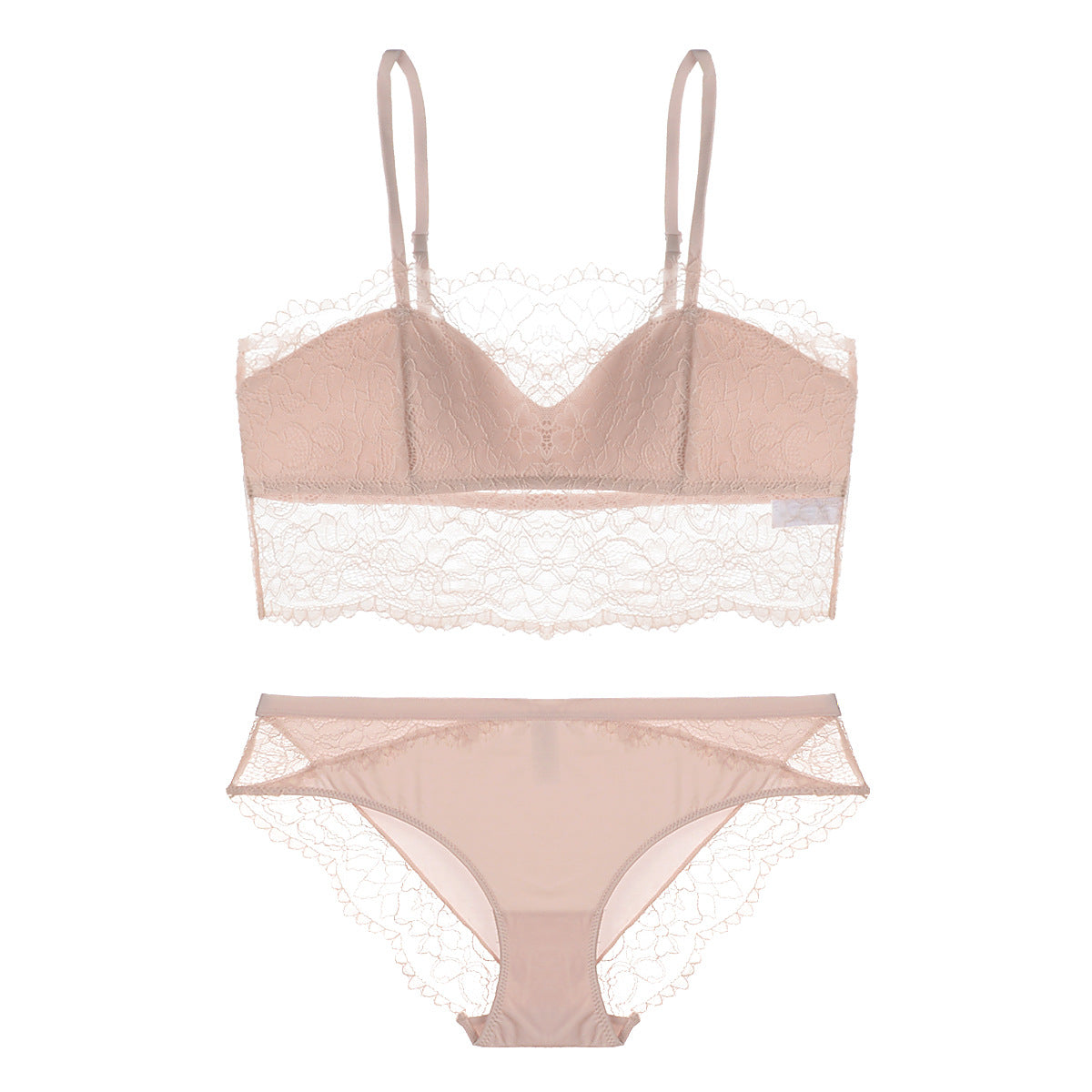 Fancy lace Bralette Top and Panty Set