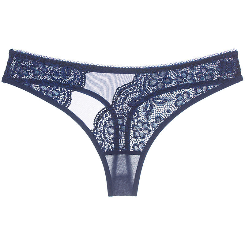 Dreamy Sheer Lace Thong Panty - Theone Apparel