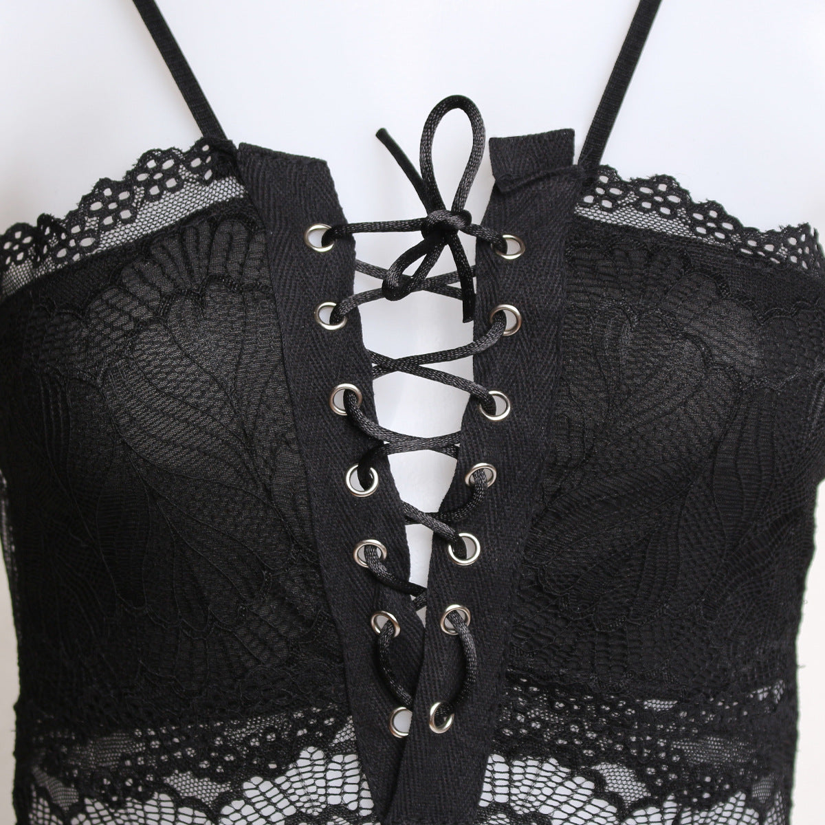 Lace Corset Lingerie Thong Teddy