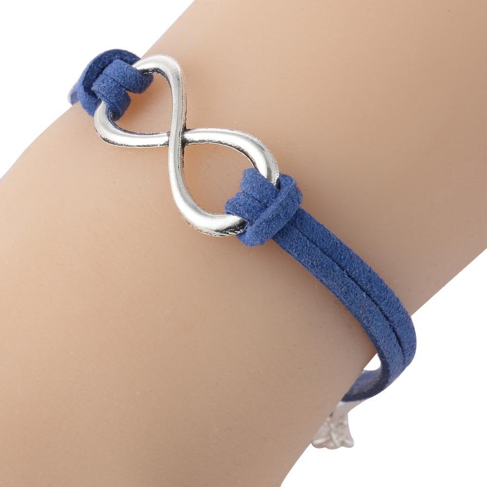 Eenvoudige wollen armband voor dames