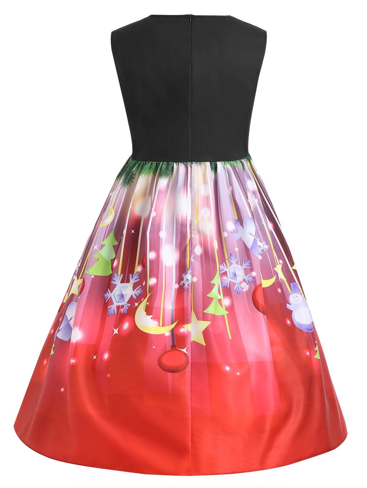 Christmas Stars Plus Size Dress - Theone Apparel