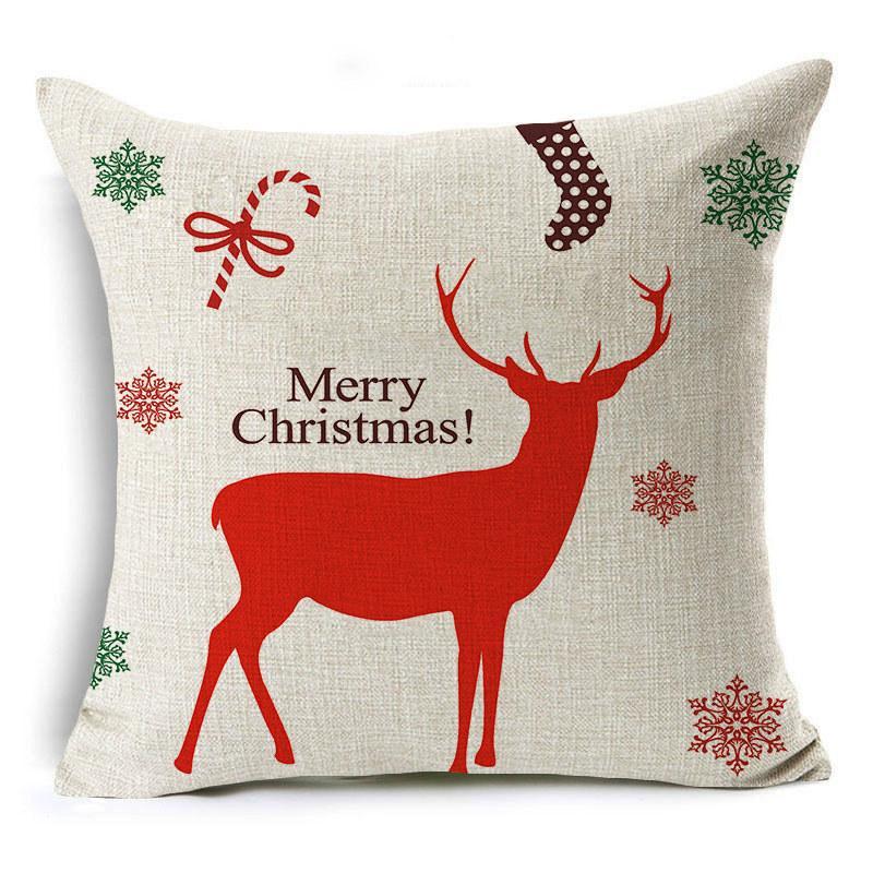 Christmas Tidings Printed Pillow Covers - Theone Apparel