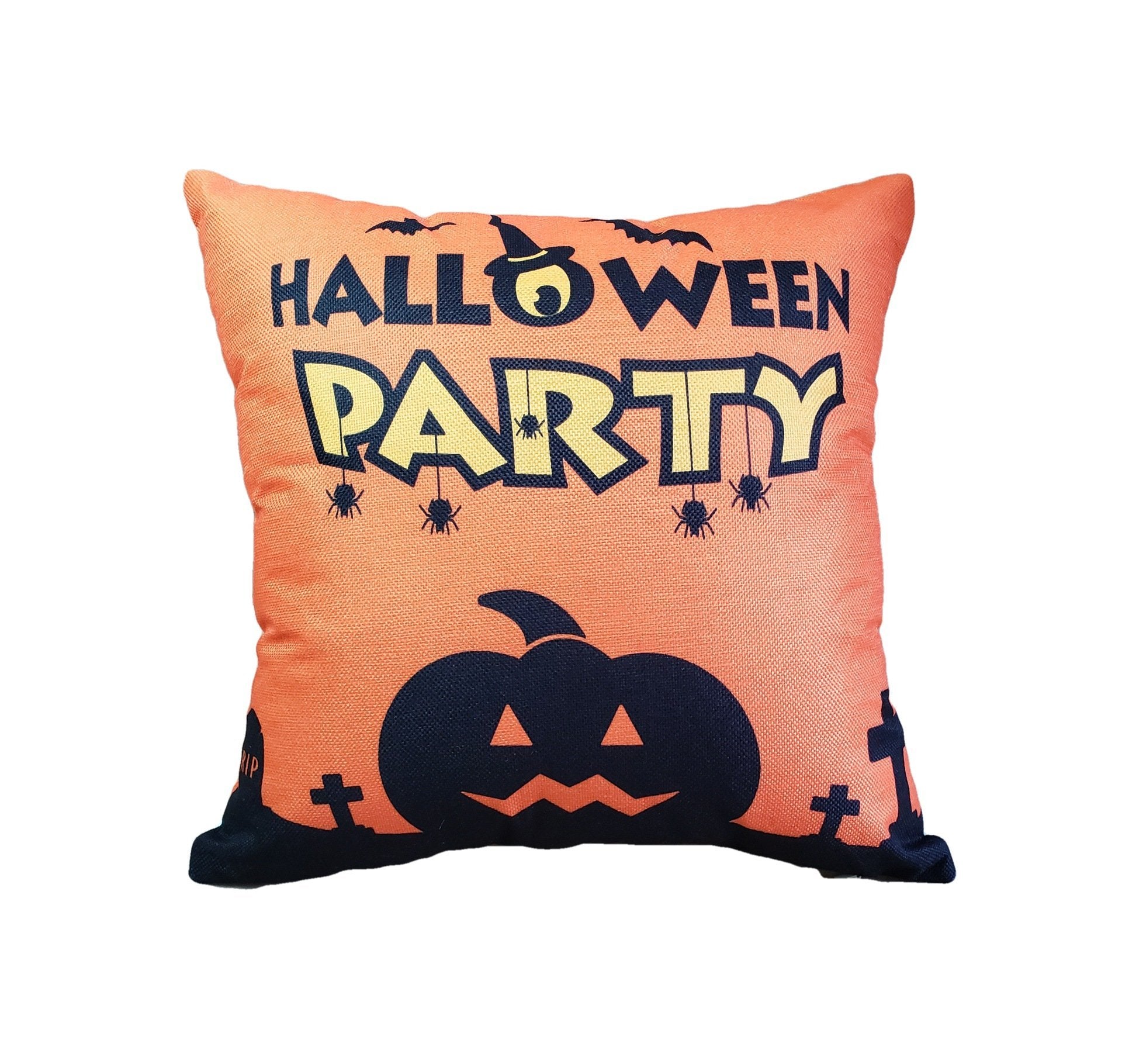 Haunted Halloween Print Pillow Covers