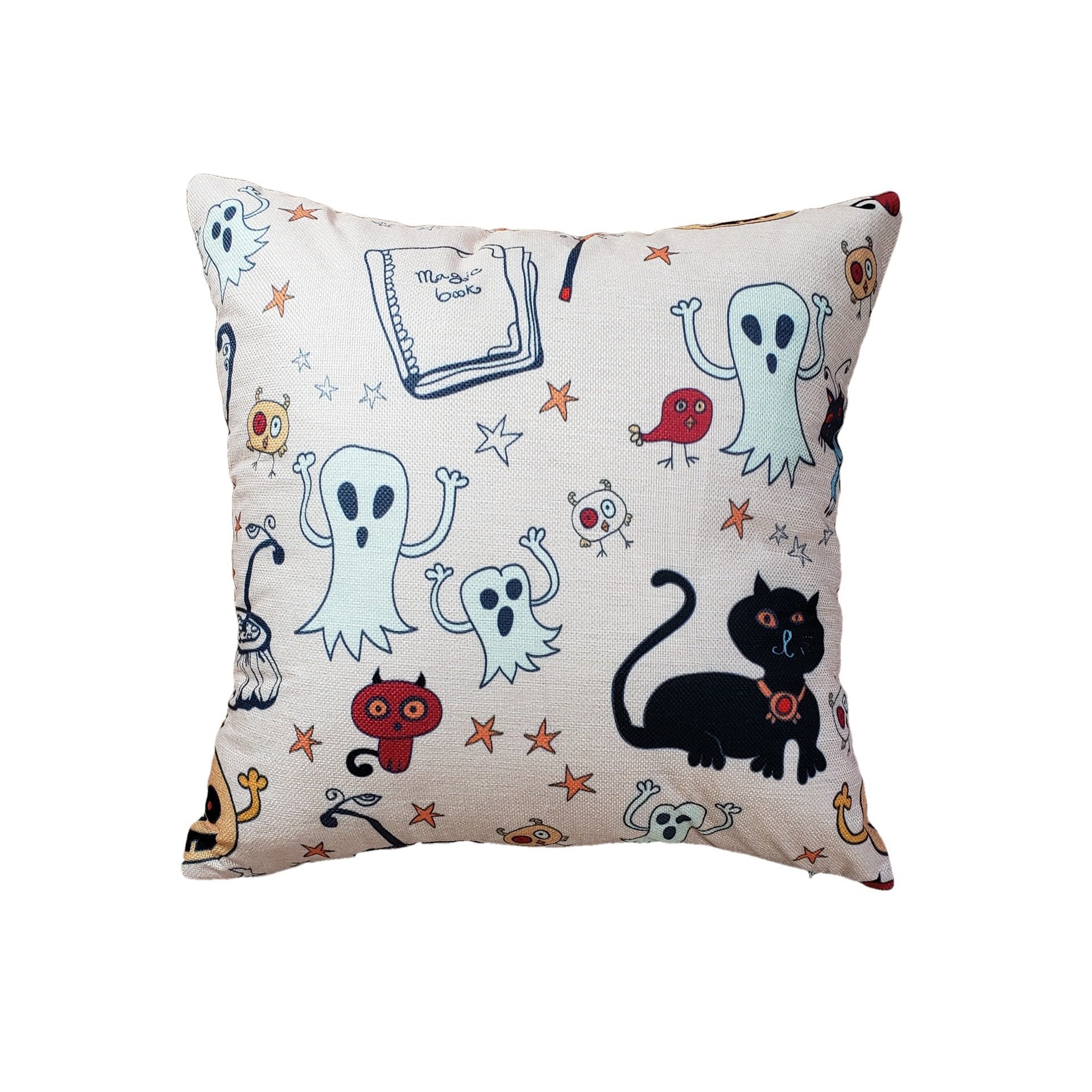 Haunted Halloween Print Pillow Covers