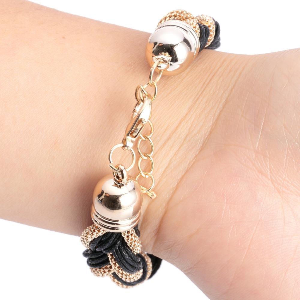 Metal Chain Knitted Womens Bracelet