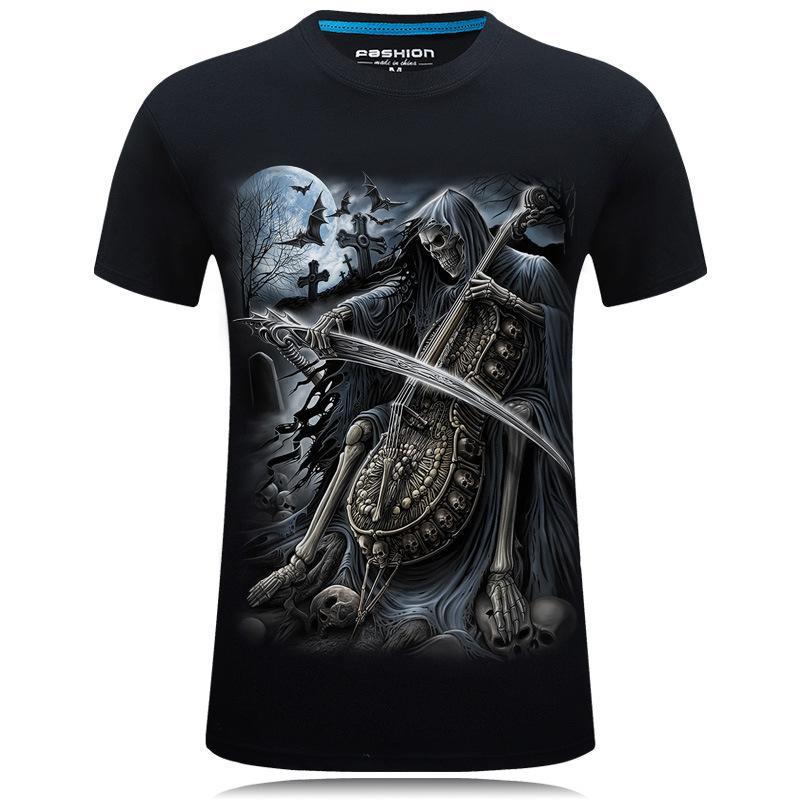 Muziek van het Grim Reaper -shirt