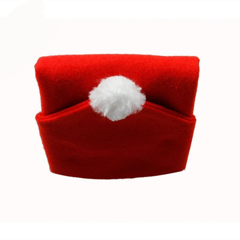 Santa Christmas Hat Chair Covers