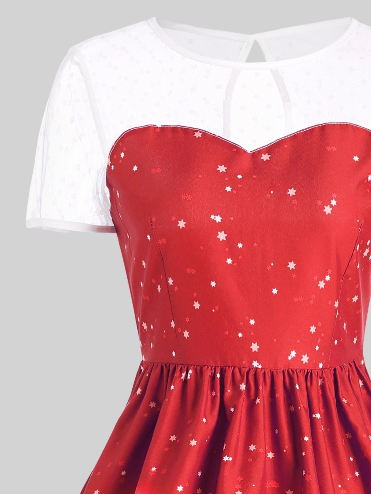 Santa and Sleigh Christmas Party Dress