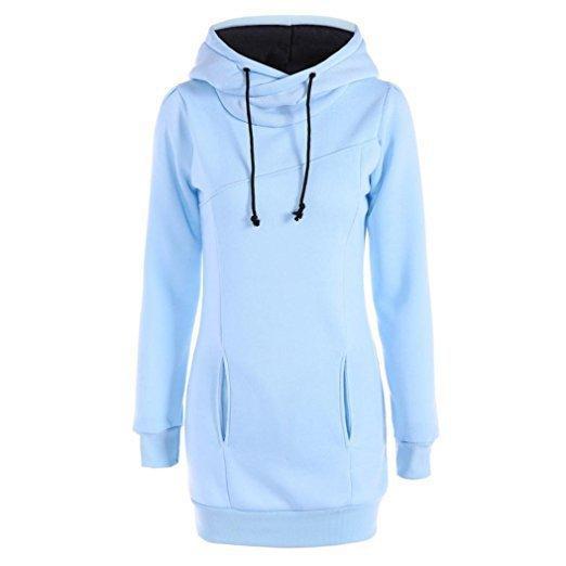 Trendy side tie trekkoord hoodie