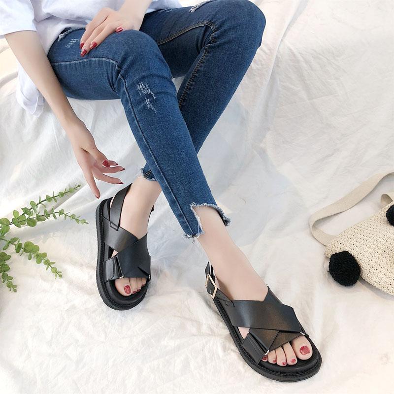 Thick Band Walking Comfort Sandals