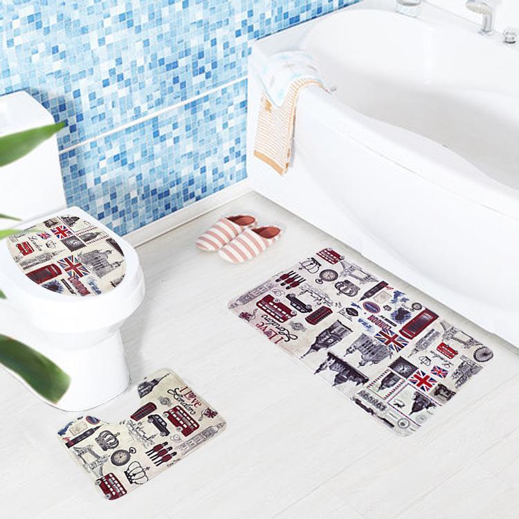 Three Piece Bathroom Carpet Set