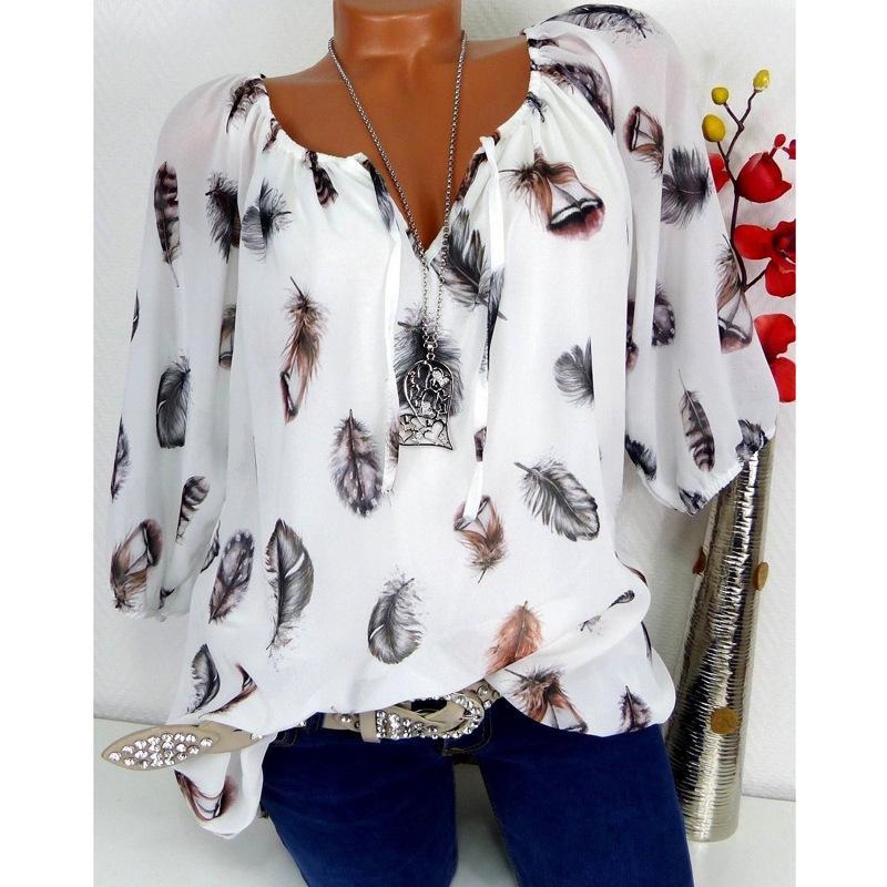 Blusa de capas fluidas Fallen Feathers