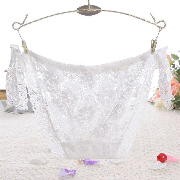 Tie à la hanche Panty en dentelle transparente