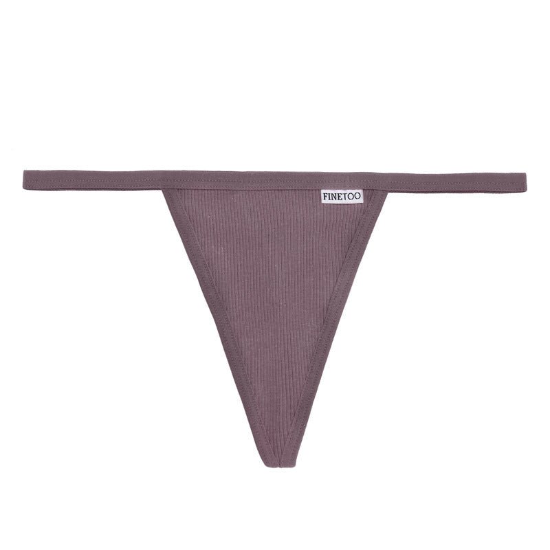 Breathable Thong Underwear with Elastic Waist - THEONE APPAREL